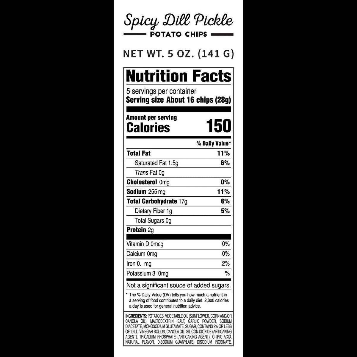 Spicy Dill Pickle Potato Chips