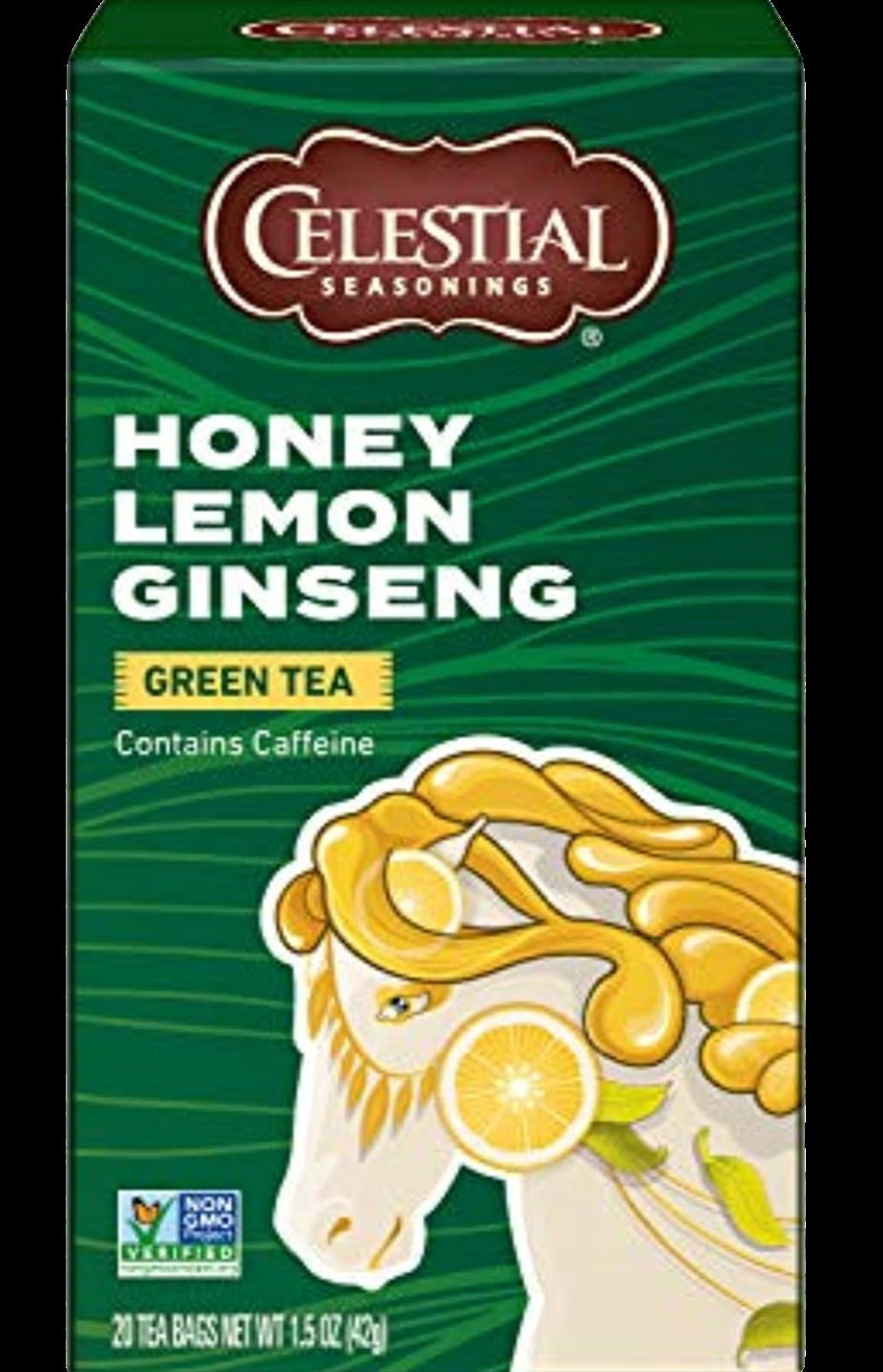 Honey Lemon Ginseng Green Tea 20 Ct