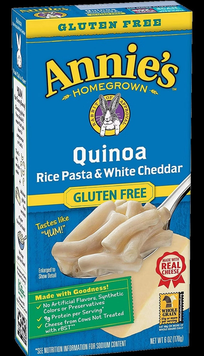 Annie's Rice Pasta & White Cheddar Quinoa