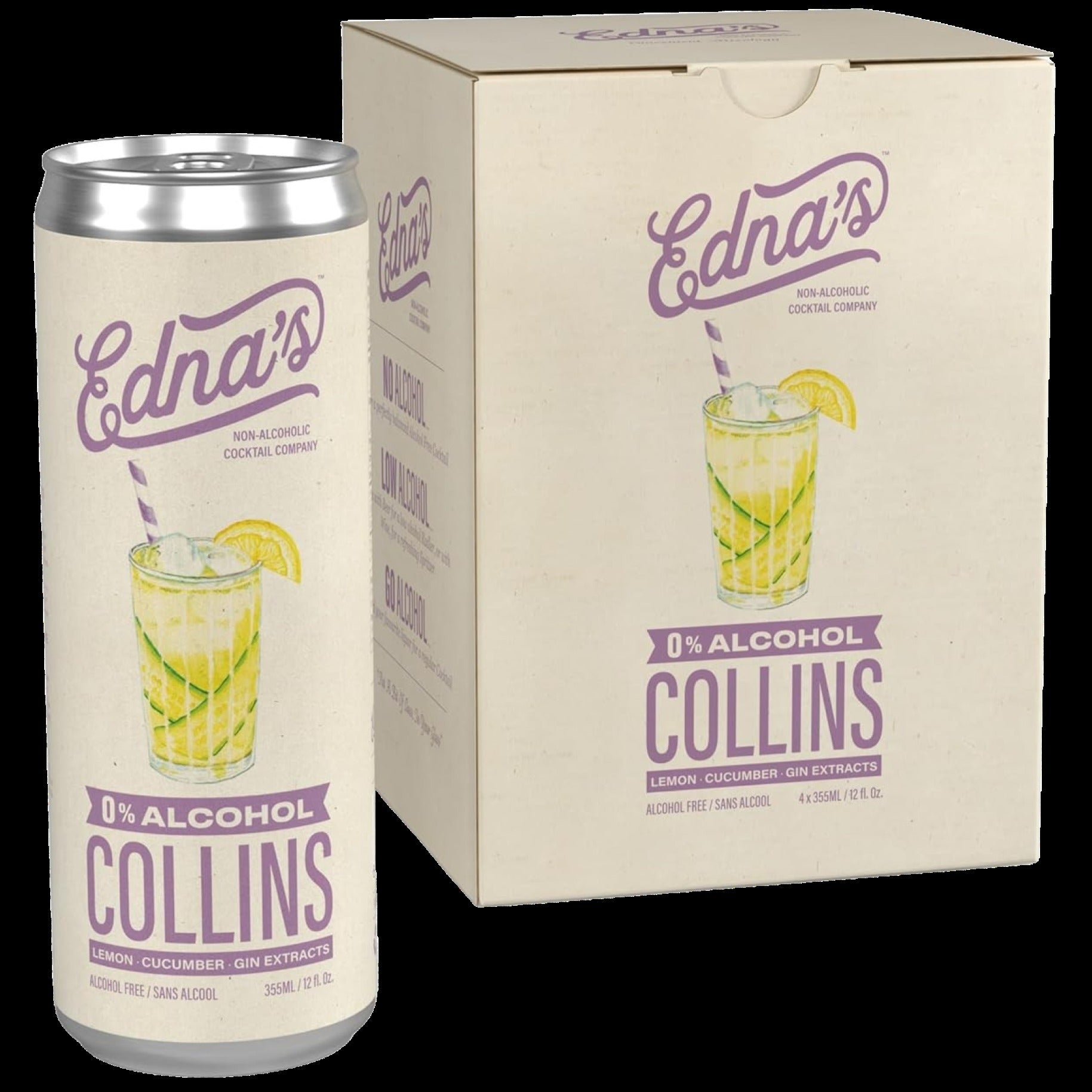Collins Non-Alcoholic Mocktail (4 Pack)