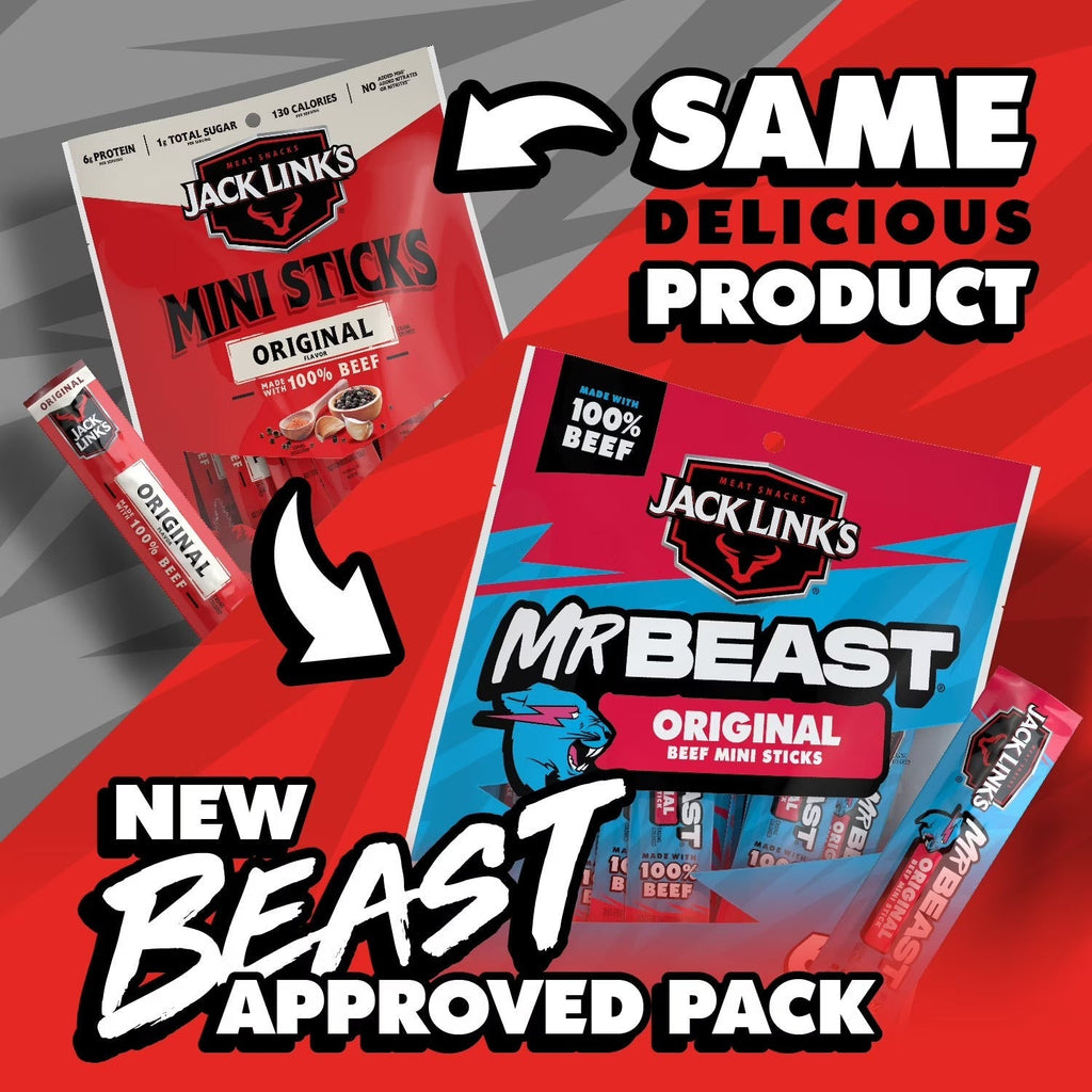 Mr Beast Original Beef Sticks (8 CT)