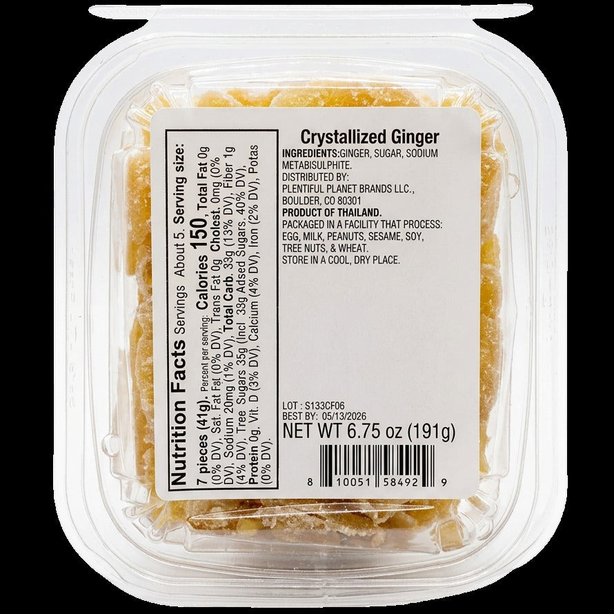 Crystallized Ginger Tub