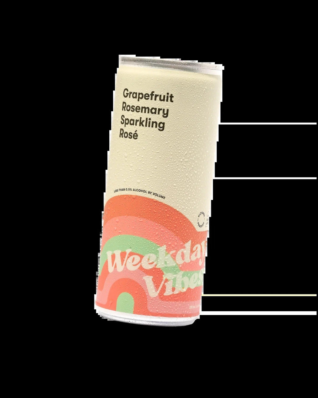 Grapefruit Rosemary Sparkling Rose (4 pack)