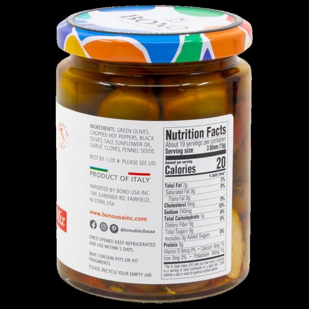 Pitted Spicy Italian Olives