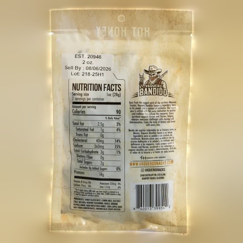 Hot Honey Carne Seca