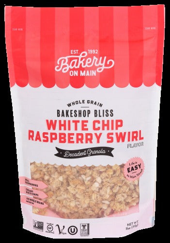 White Chip Raspberry Swirl Granola
