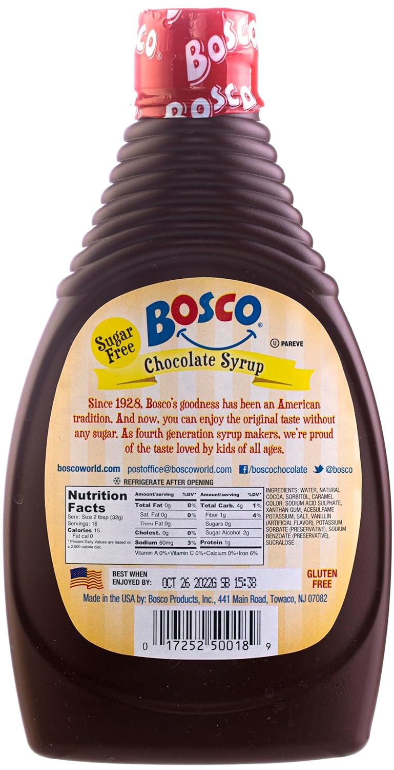 Sugar Free Chocolate Syrup