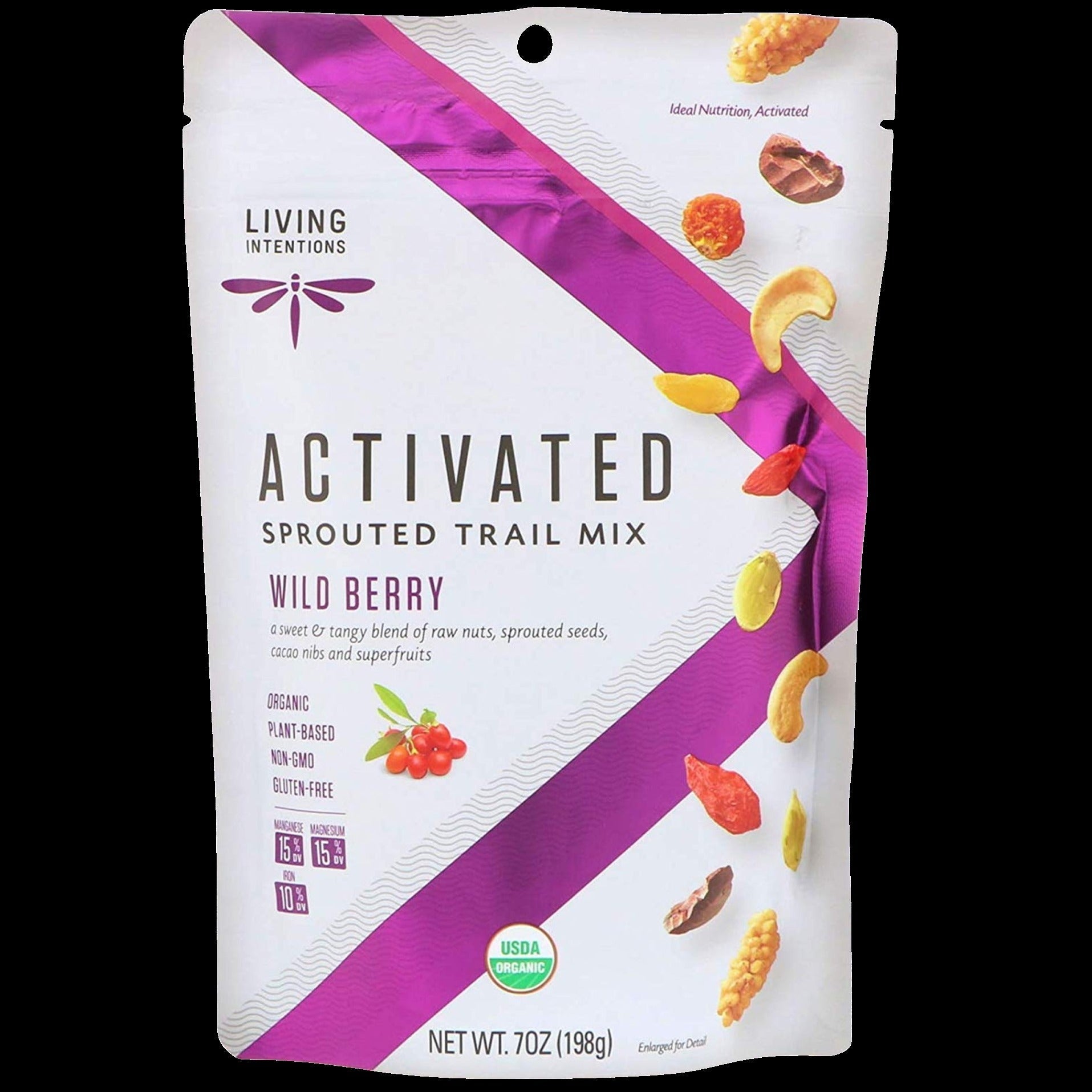 Organic Activated Sprouted Trail Mix - Wild Berry
