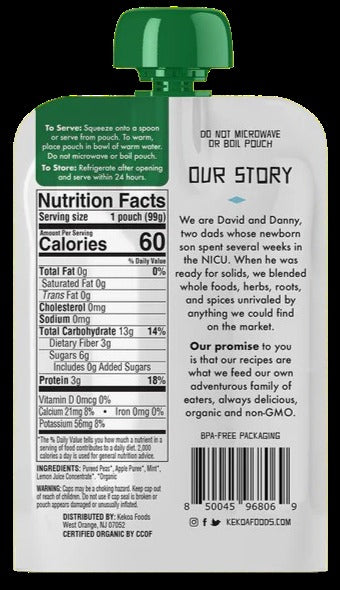 Peas & Mint Baby Food (6 Pack)