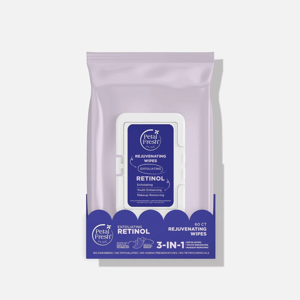 3-In-1 Exfoliating Retinol Wipes (4 Pack)