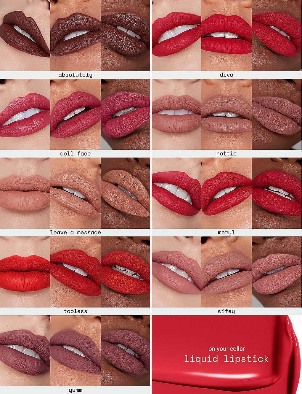 On Your Collar Liquid Lipstick - Absolutely