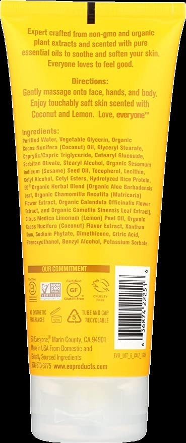 Coconut Lemon Lotion