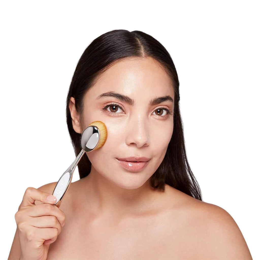 Elite Oval 7 Makeup Brush - Mirror Finish