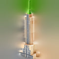 NYC Skyscraper Puzzle - 3D Wooden New York City (14 Pieces)