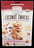 Organic Coconut Snacks With Cranberries