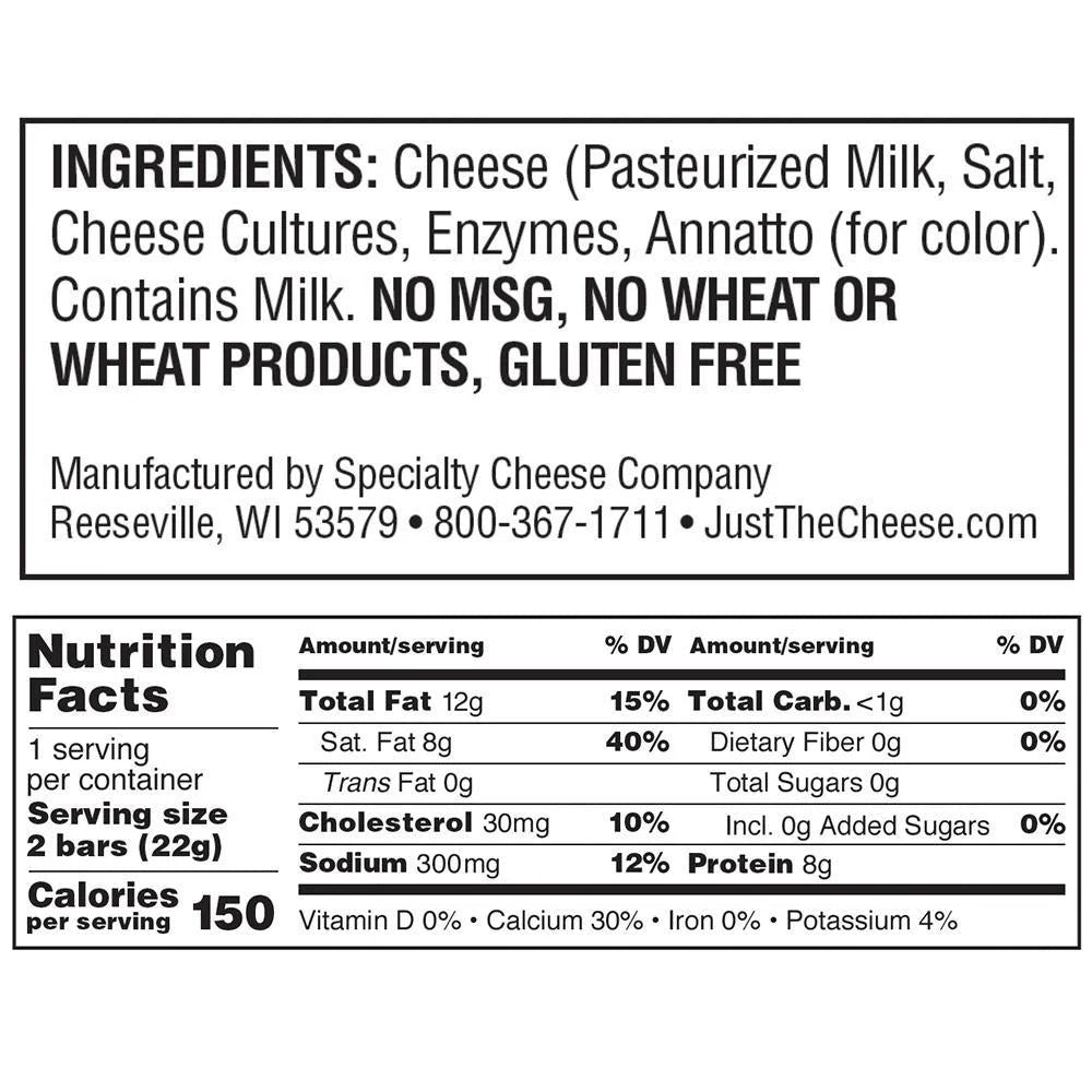 Cheese & Aged Cheddar Snack Bar (12 Pack)
