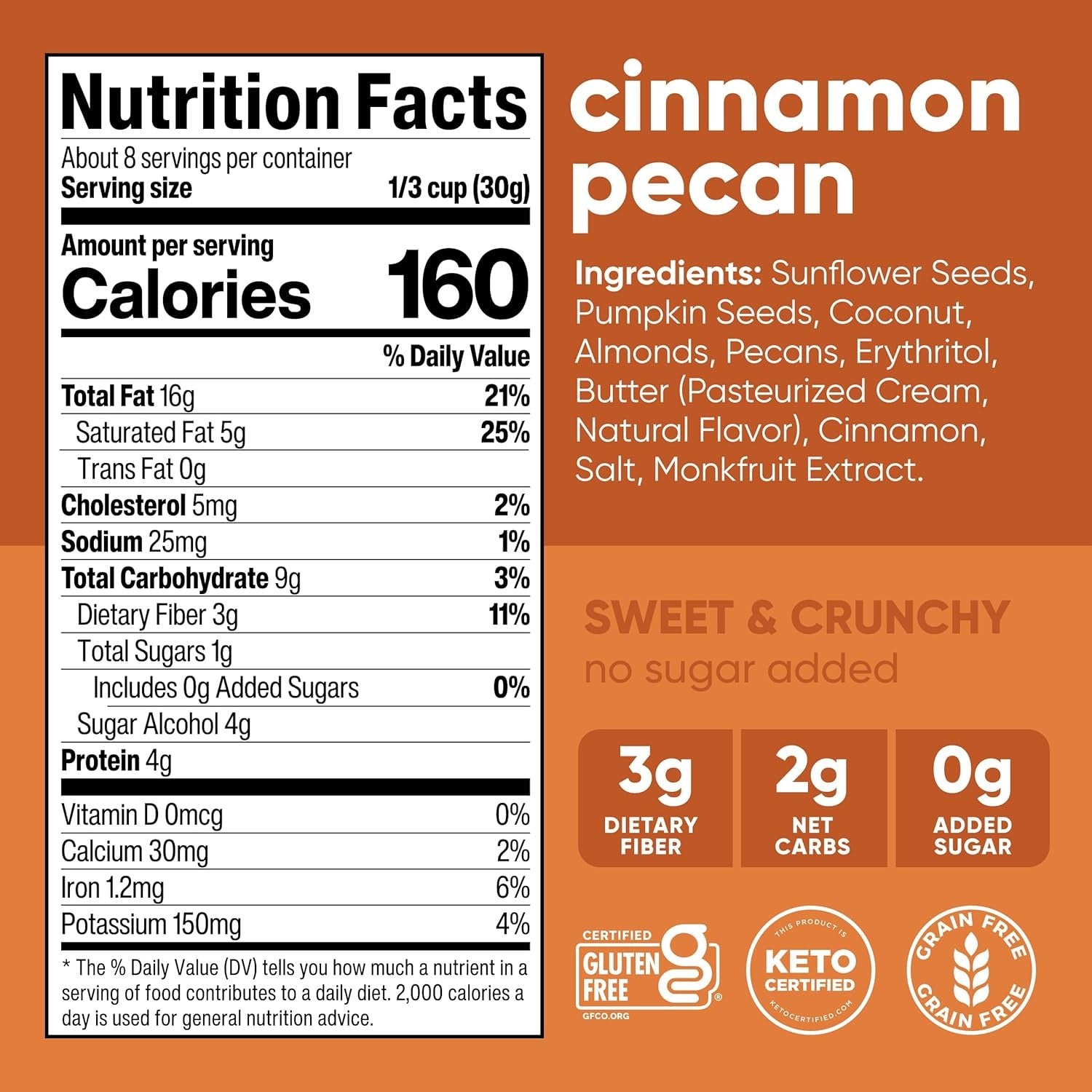 Nut Granola Cinnamon Pecan