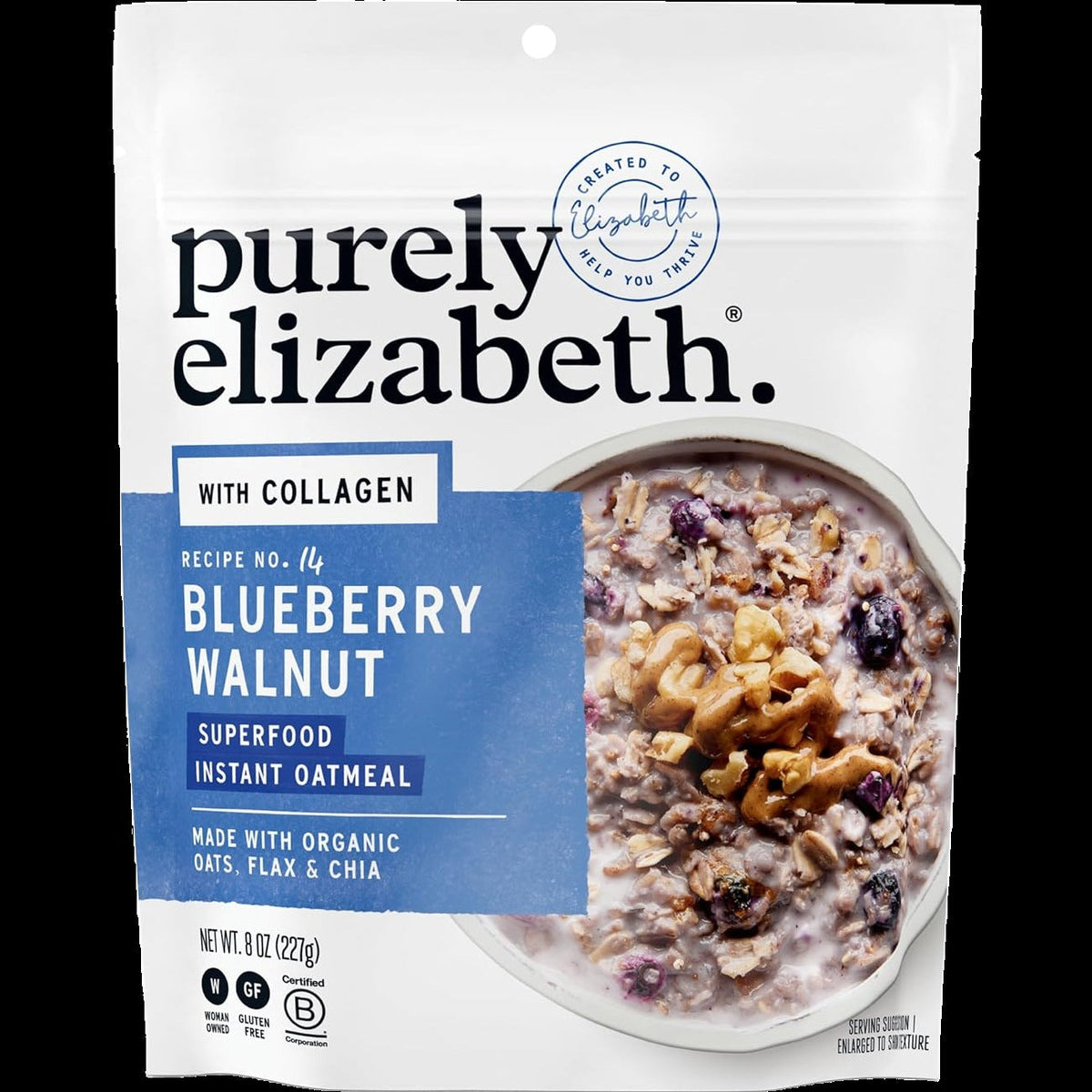 Blueberry Walnut Superfood Instant Oatmeal