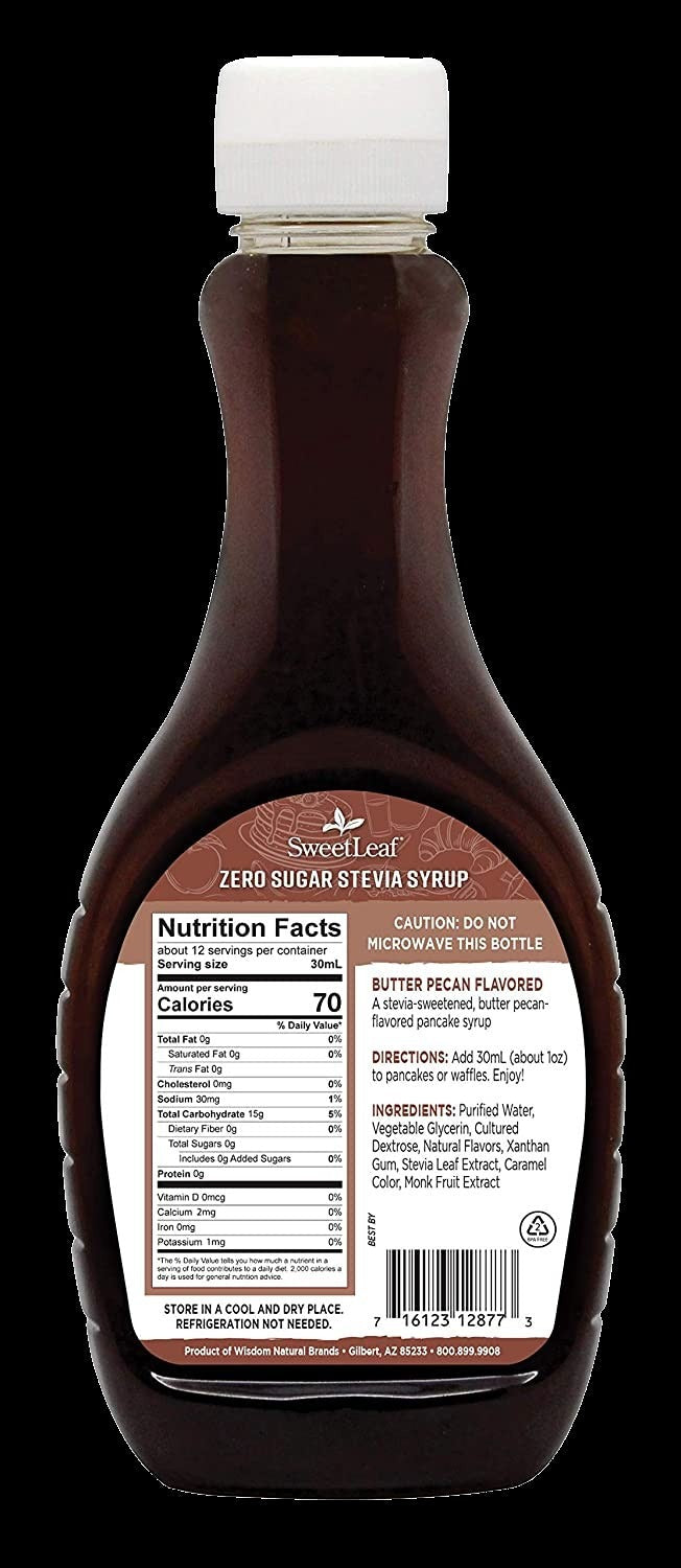 Syrup Stevia Butter Pecan