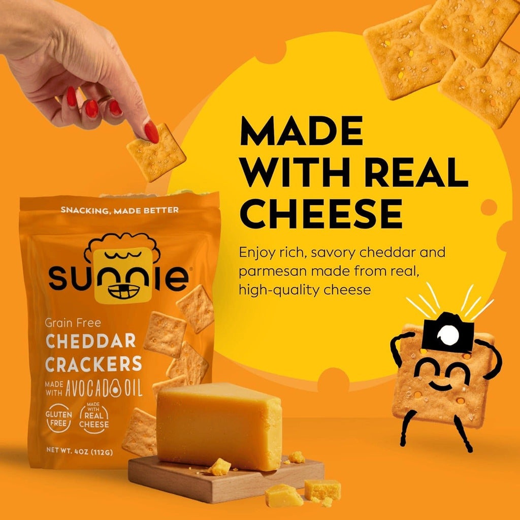 Grain Free Cheddar Crackers
