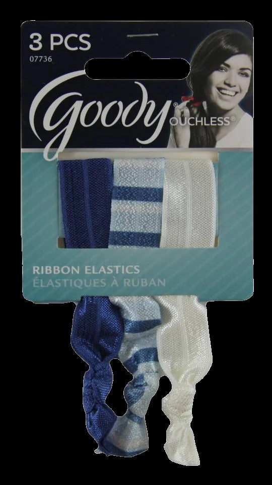Women's Ouchless Ribbon Elastics (3 CT)