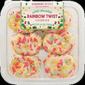 White Chocolate Covered Twist Cookie