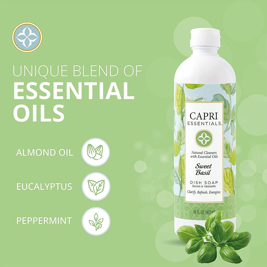 Sweet Basil Scented Dish Soap