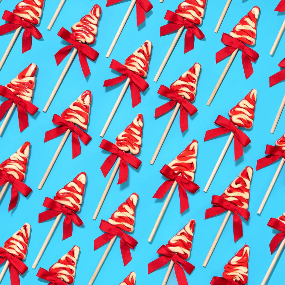 Organic Candy Cane Tree Lollipop