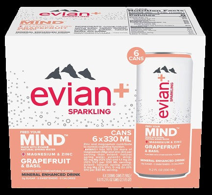 Grapefruit & Basil Sparkling Water (11.2 Oz)