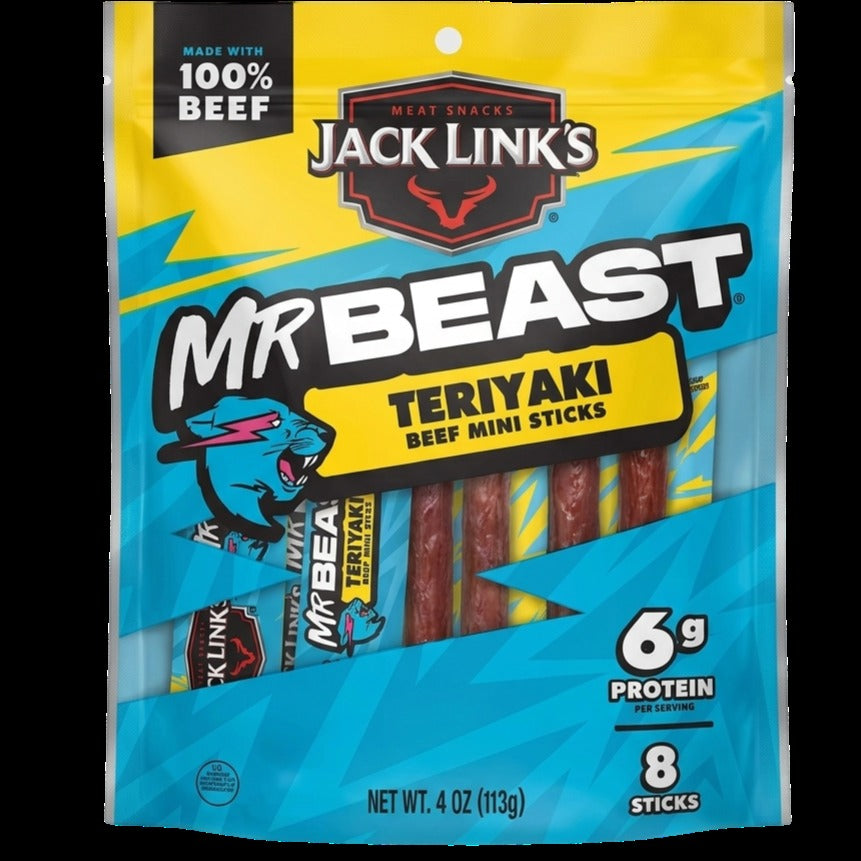 Mr Beast Teriyaki Beef Sticks (8 CT)