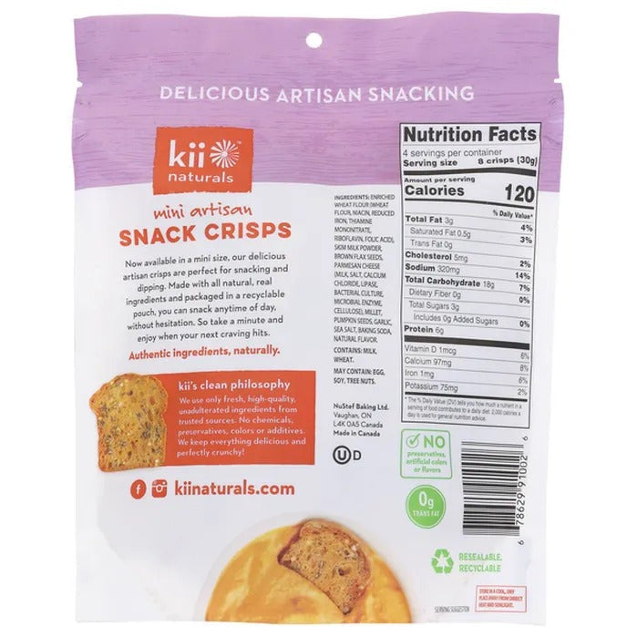 Mini Parmesan Artisan Crisps
