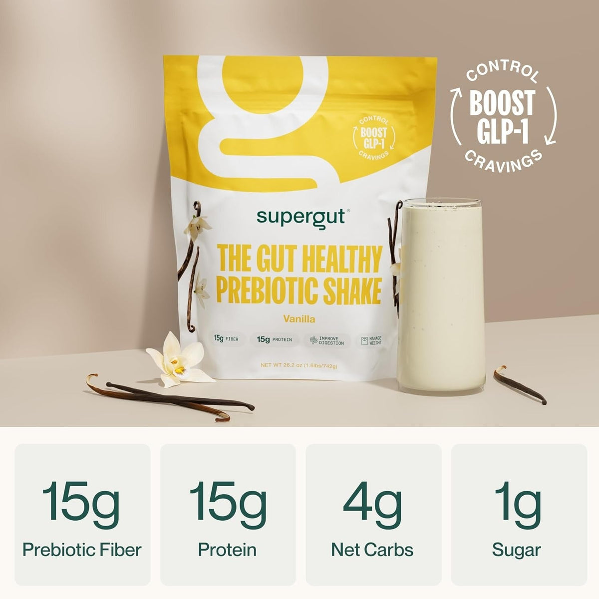 Vanilla The Gut Healthy Prebiotic Shake