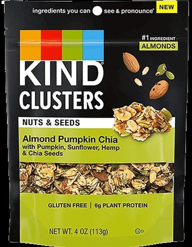 Almond Pumpkin Chia Nut Cluster