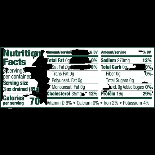 JUMBO Size Chunk Light Tuna In Water Can