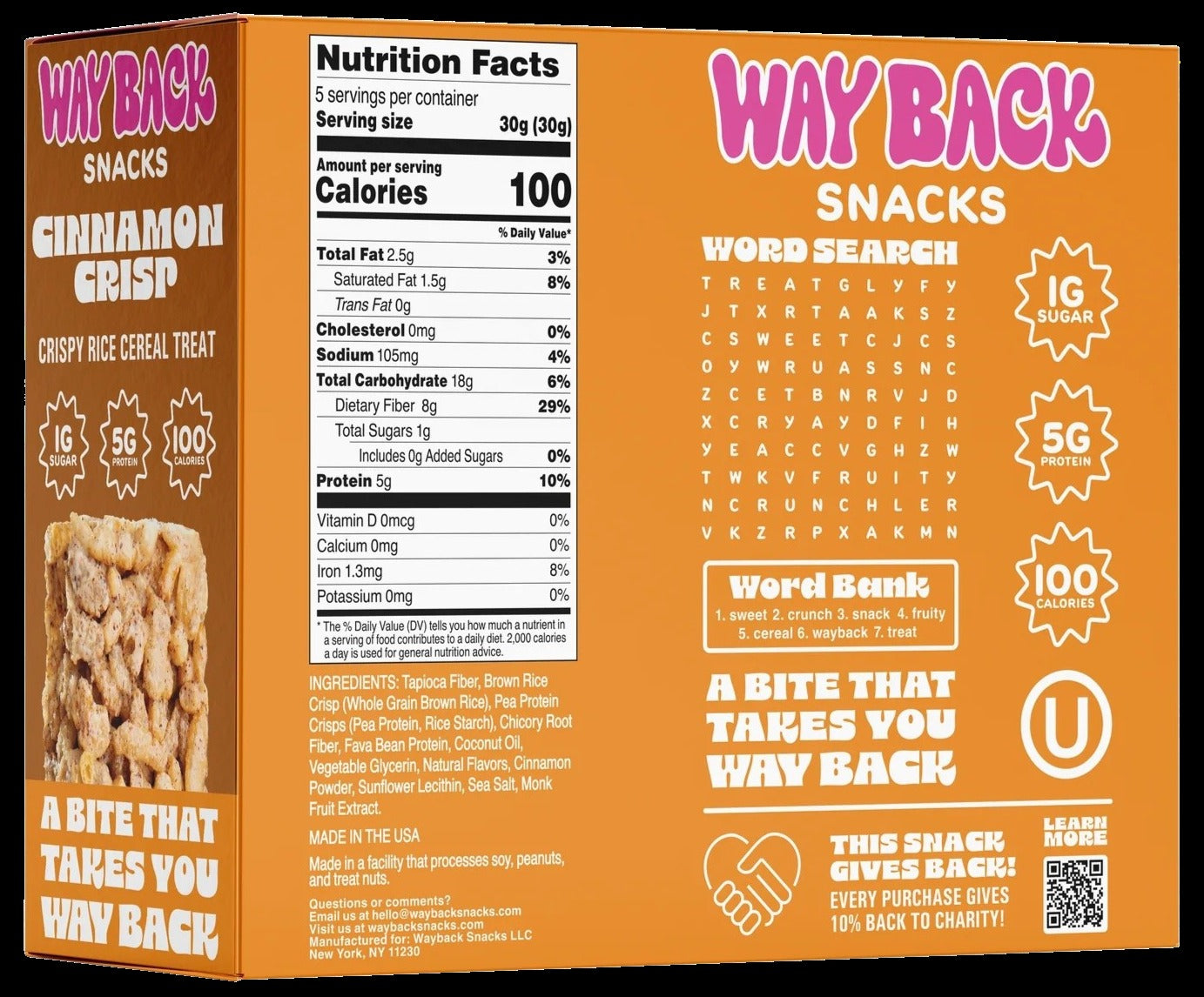 Cinnamon Crisp Crispy Rice Cereal Treat