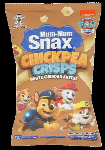 White Cheddar Snax Chickpea Crisps