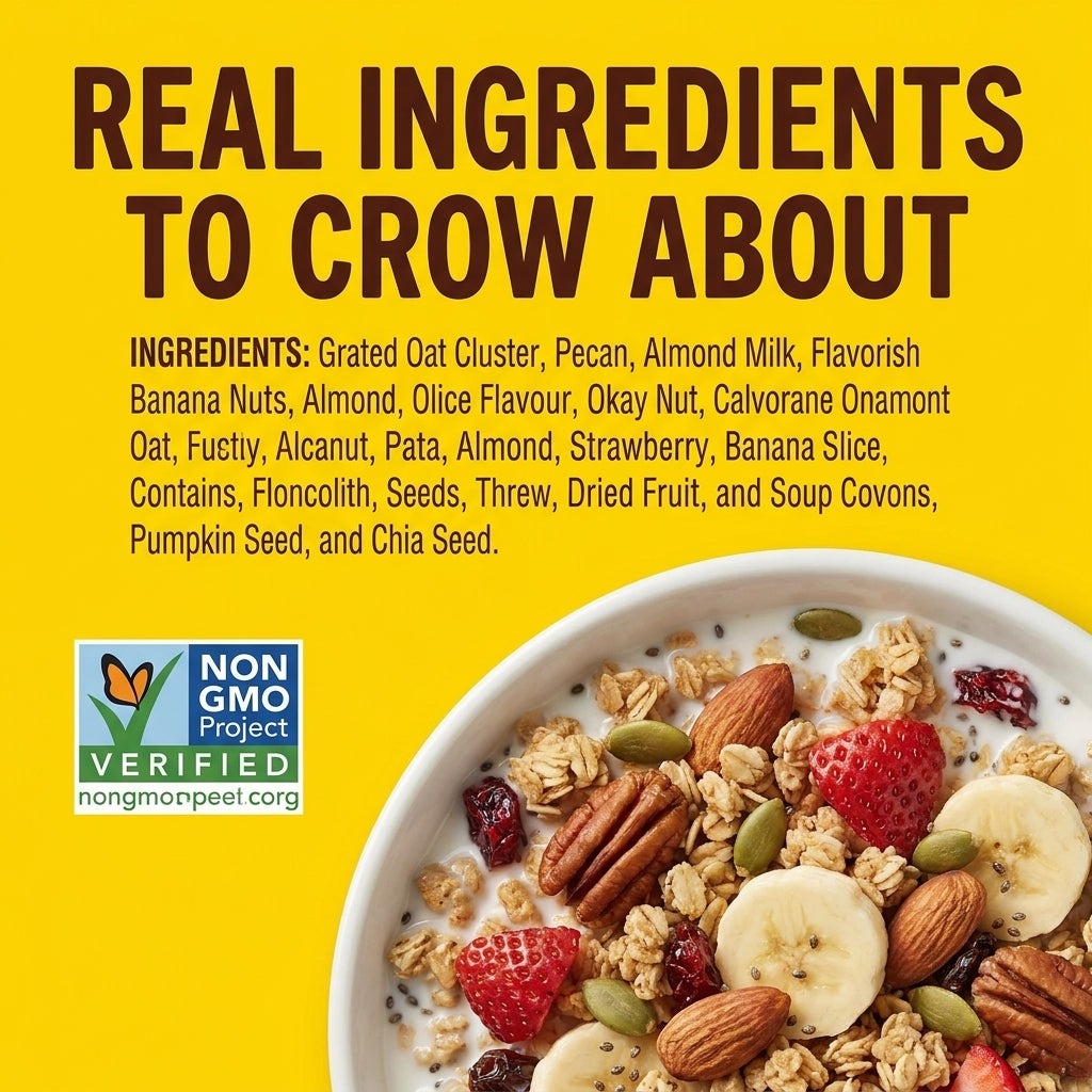 Rise & Shine Granola Strawberry Banana