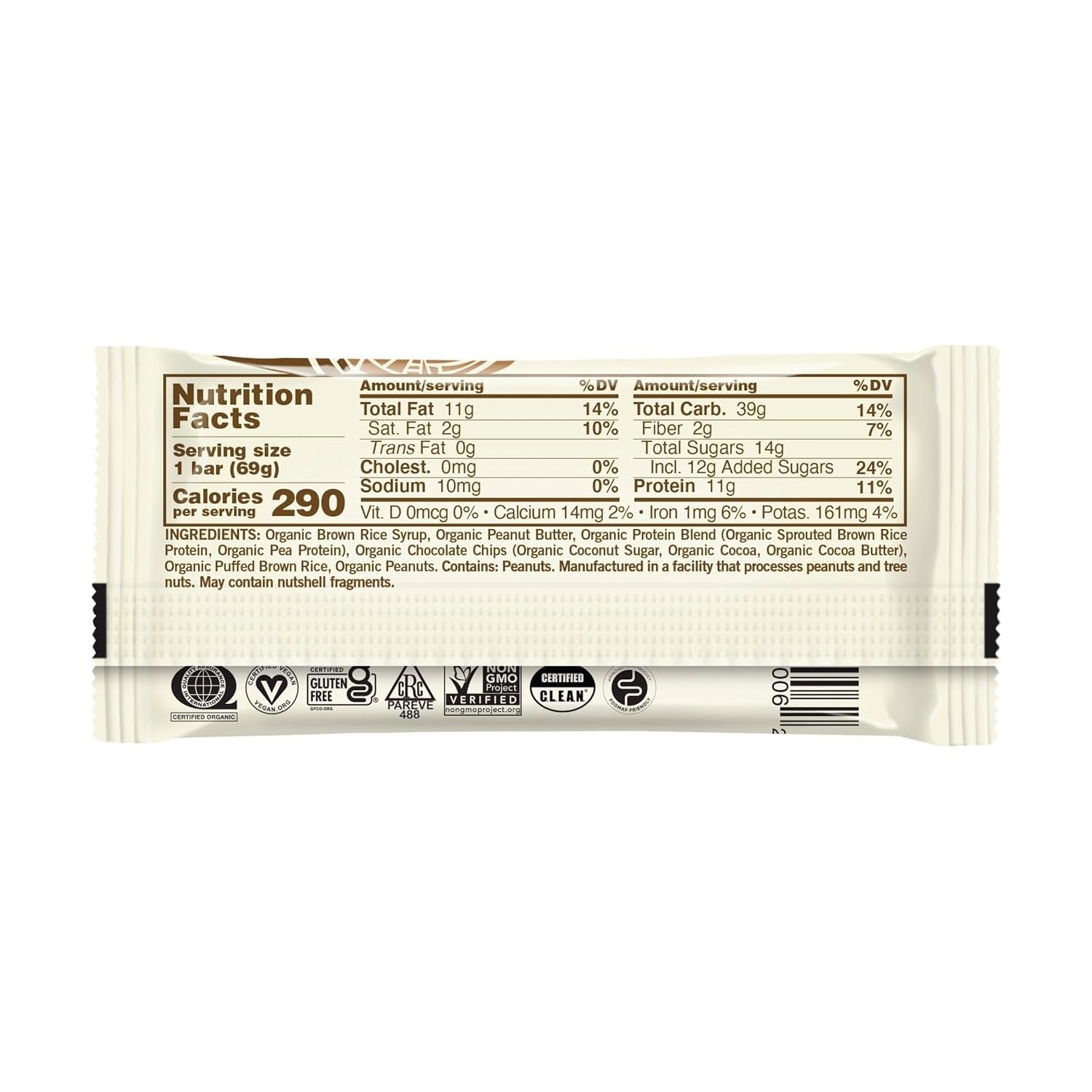 Organic Peanut Butter Chocolate Chip (12 Pack)