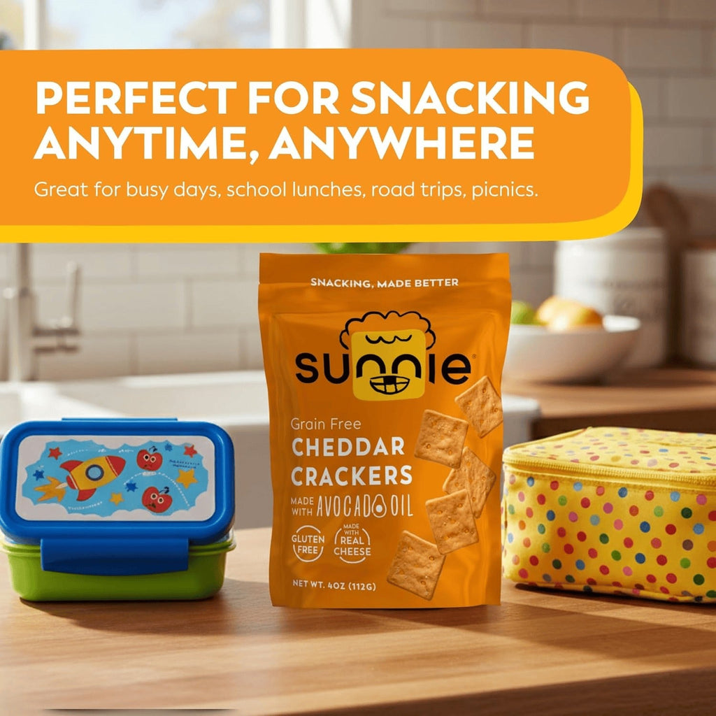 Grain Free Cheddar Crackers