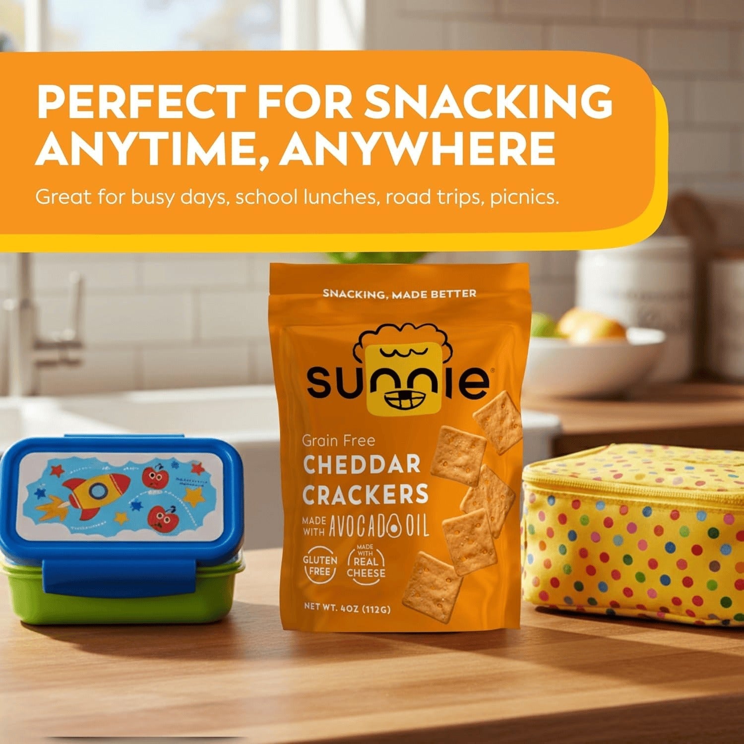 Grain Free Cheddar Crackers