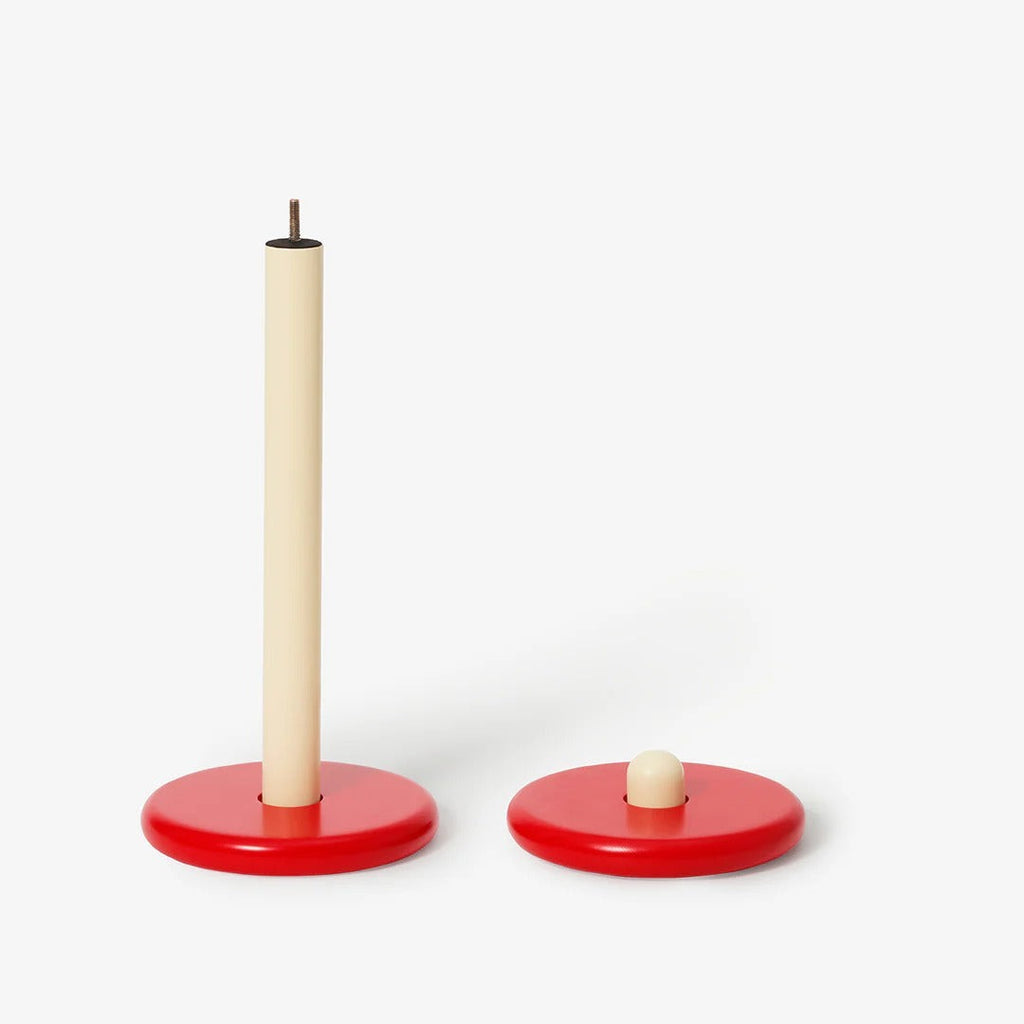 Spool Paper Towel Holder - Red/Yellow