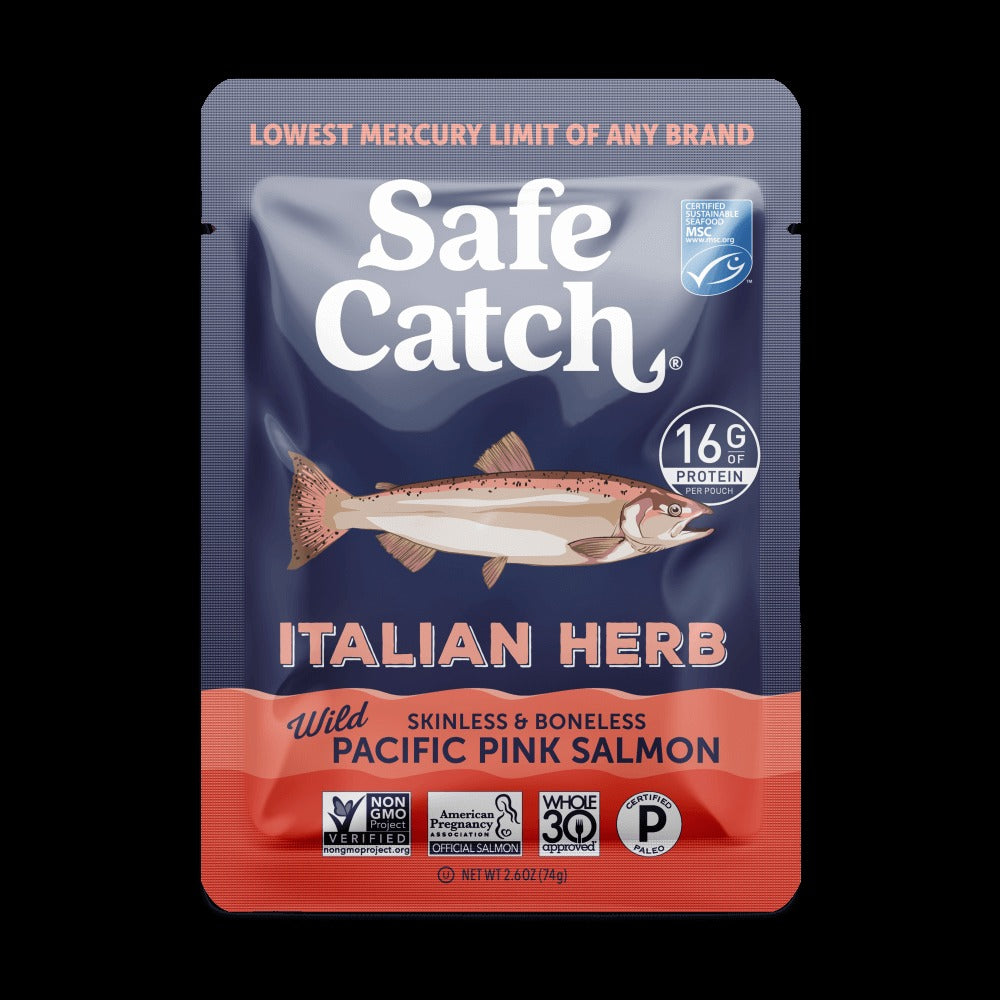 Wild Alaska Pink Salmon - Italan Herb (12 CT)