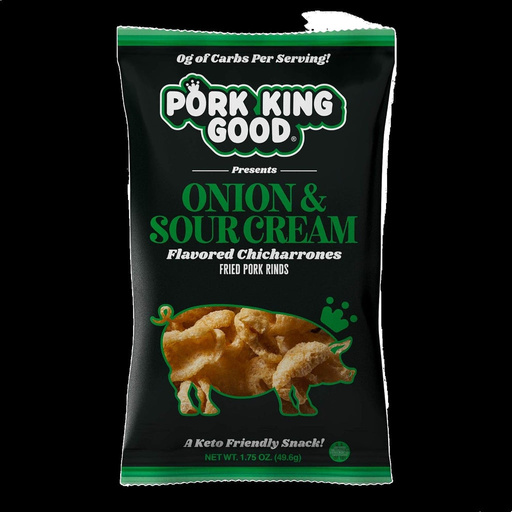 Onion & Sour Cream Pork Rinds (12 CT)