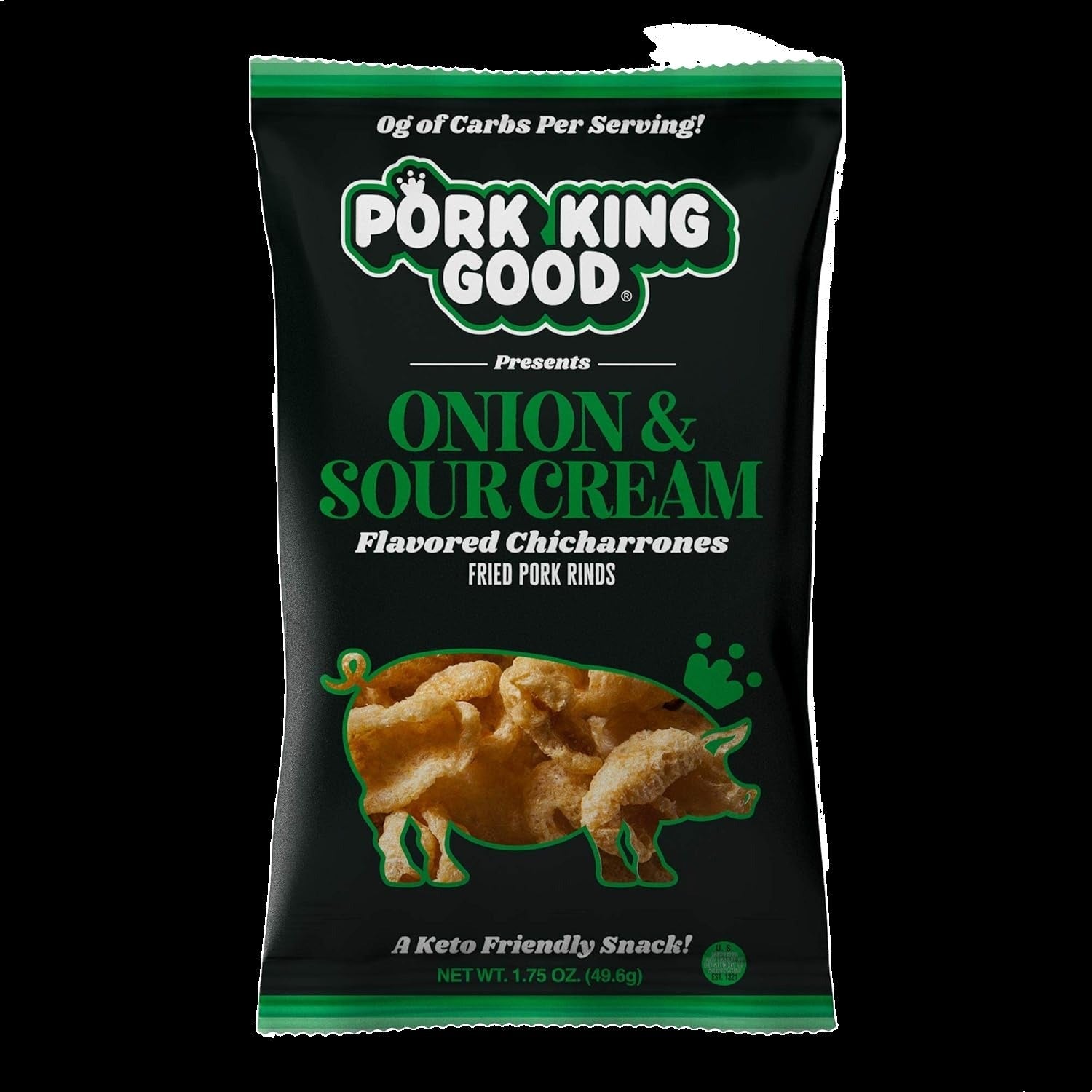 Onion & Sour Cream Pork Rinds (12 CT)