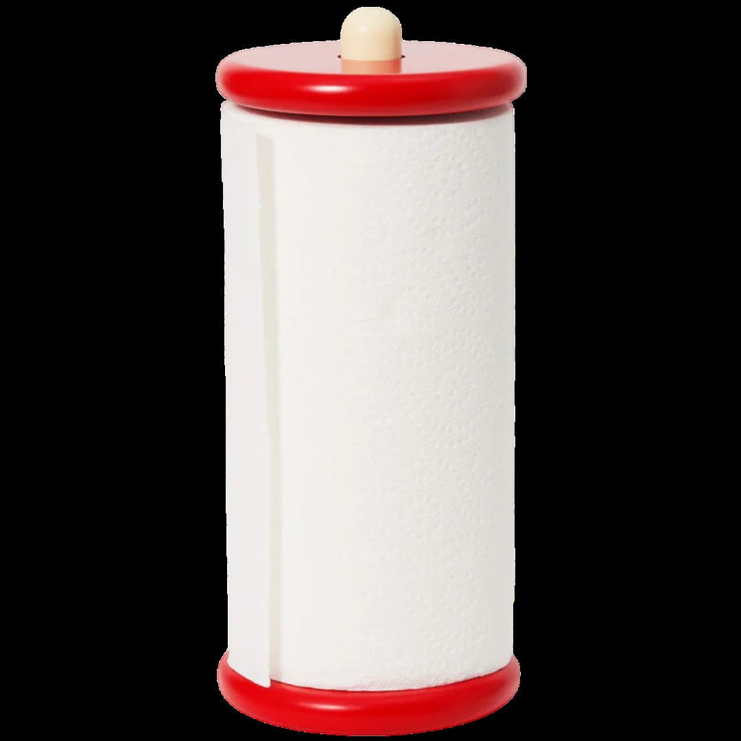 Spool Paper Towel Holder - Red/Yellow