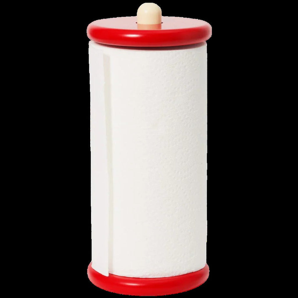 Spool Paper Towel Holder - Red/Yellow