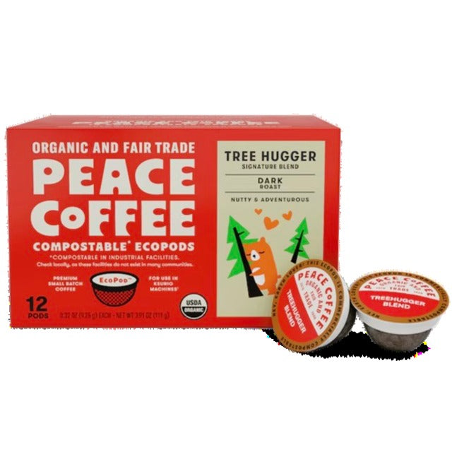 Tree Hugger Signature Blend, Ground Dark Roast (12 K-Cups)