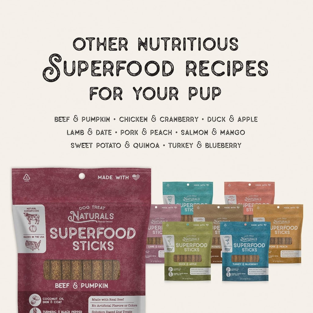 Beef & Pumpkin Superfood Dog Sticks