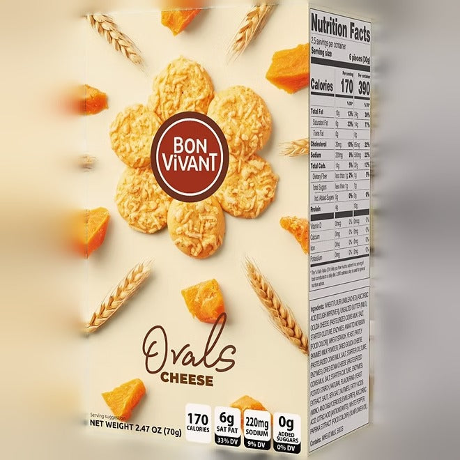 Ovals Cheese Crackers