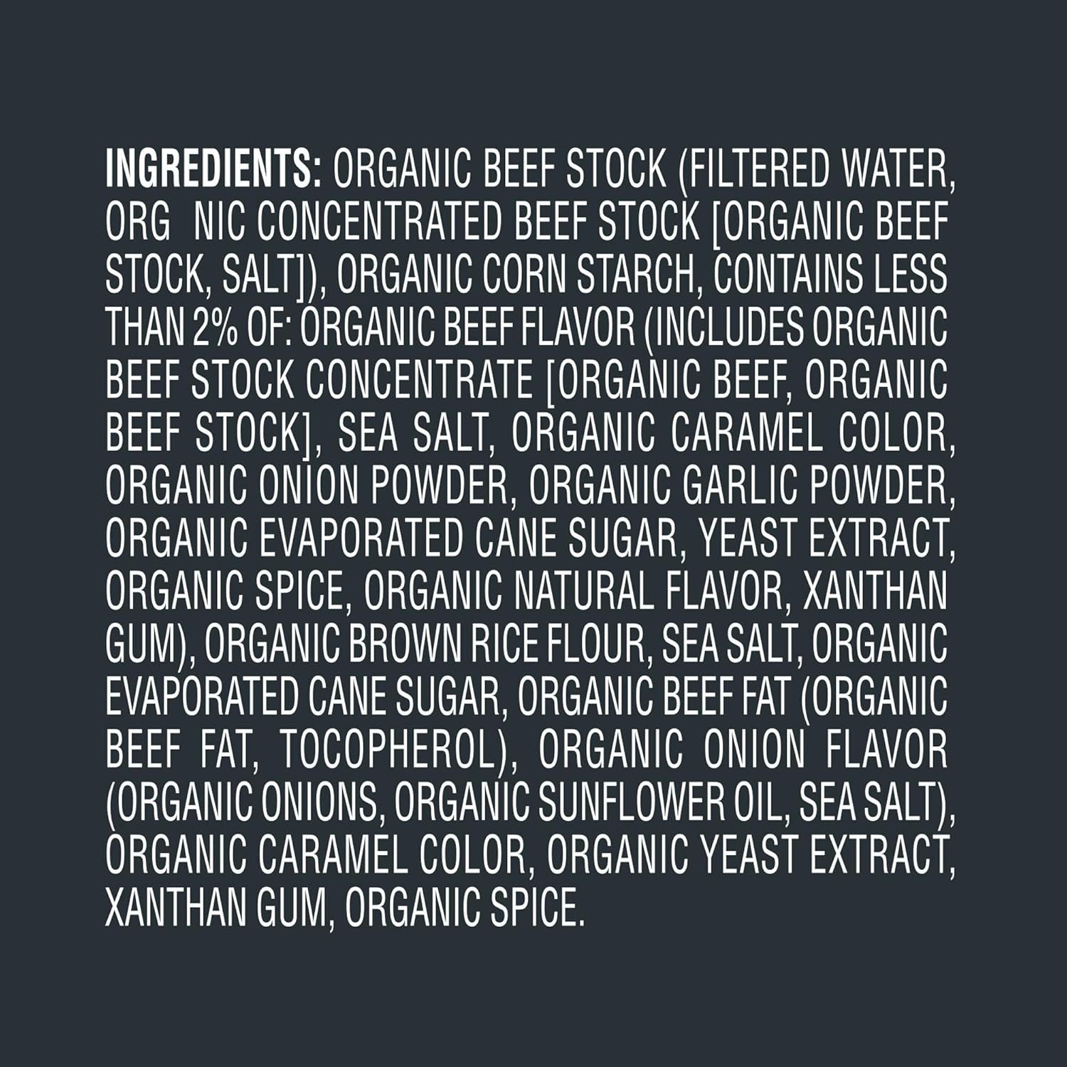 Organic Beef Gravy